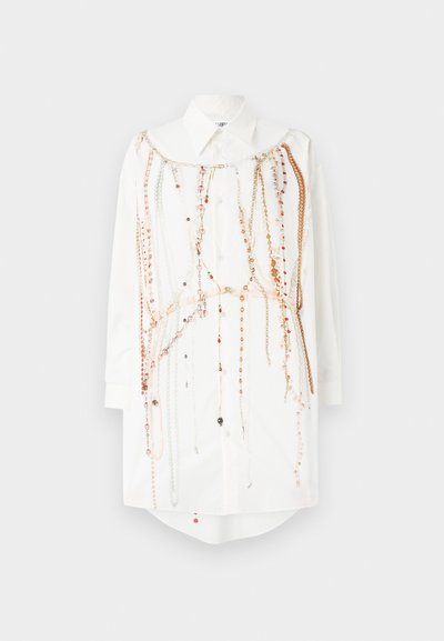 MM6 Maison Margiela Φόρεμα πουκάμισο - white