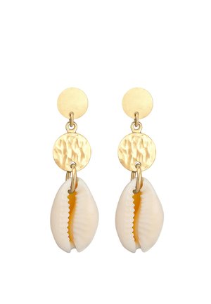 SHELL PLATE VINTAGE - Boucles d'oreilles - gold-coloured