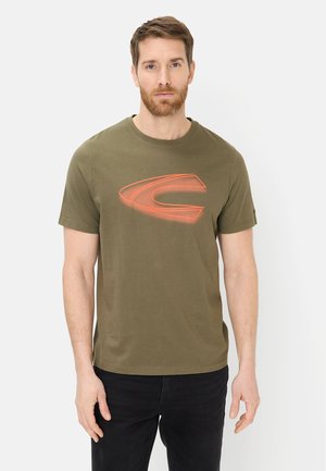 T-shirt print - deep olive