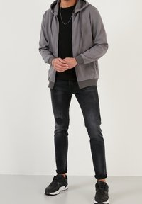Buratti Felpa con zip - anthracite