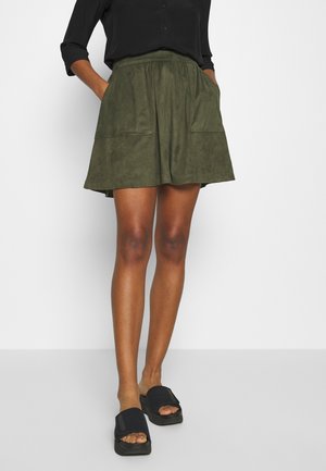 Falda acampanada - khaki