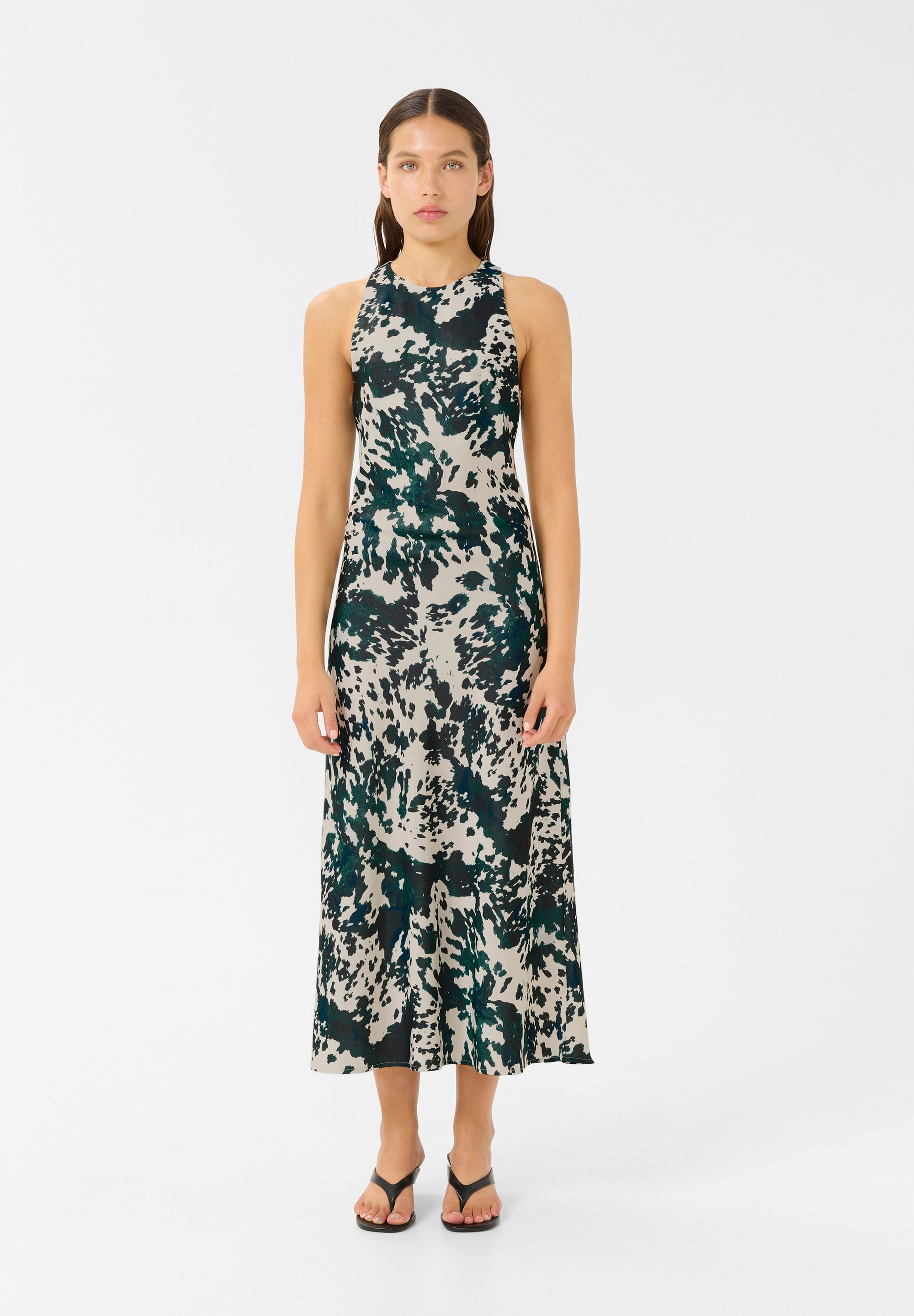 gestuz green dress OmaiaGZ P wrap dress