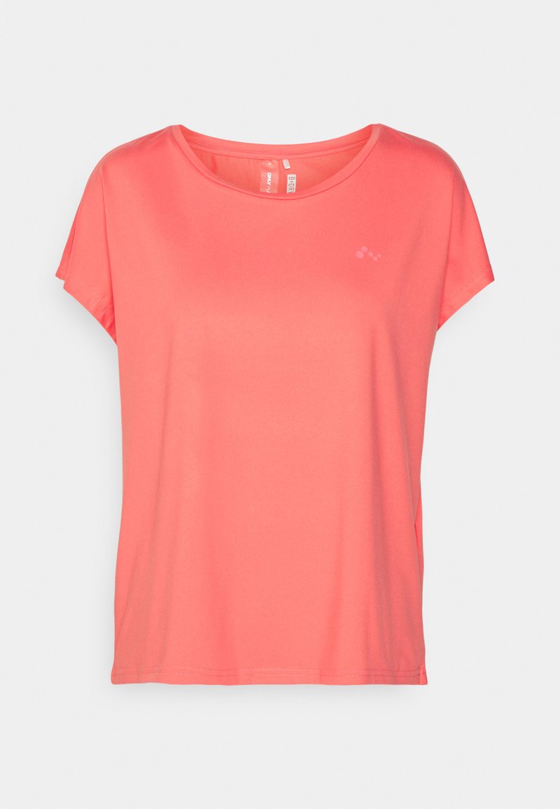 ONLY Play ONPAUBREE LIFE ON BAT LOOSE - T-shirt desportiva - sun kissed coral