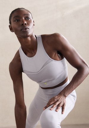 ADIDAS BY STELLA MCCARTNEY TRUEPURPOSE CROP - Brassières de sport à maintien léger - glory grey