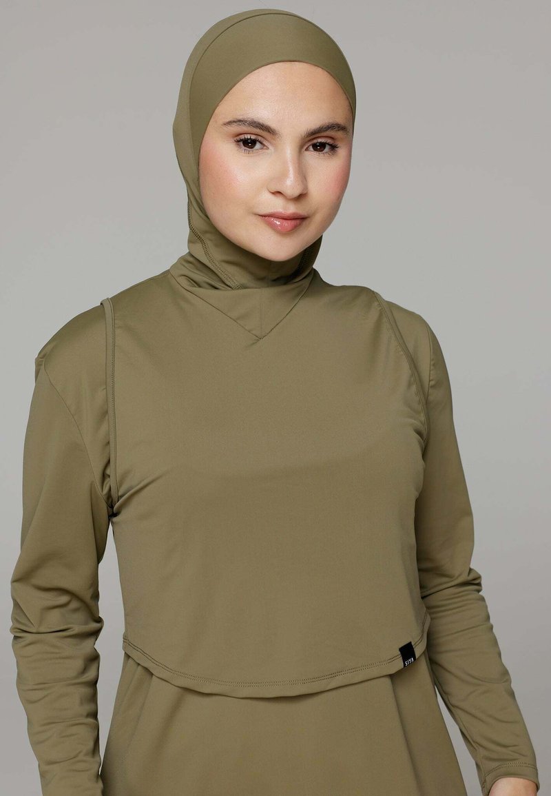 SIYA Swimwear SLEEVELESS - HIJAB TOP - Strandaccessoire - army green