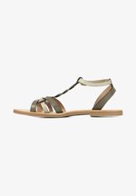 Les Tropéziennes par M Belarbi Sandali piatti HATRIO donna oro e bronzo Les Tropéziennes par M Belarbi Sandali piatti HATRIO donna oro e bronzo
