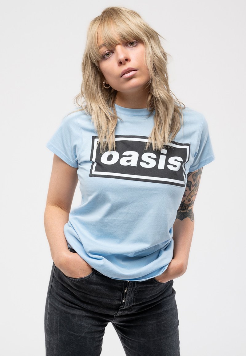 Paradiso Clothing DECCA LOGO - Print T-shirt - blue