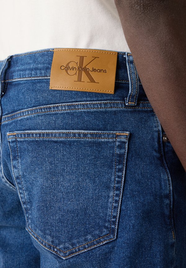 SLIM - Denim shorts - denim dark3