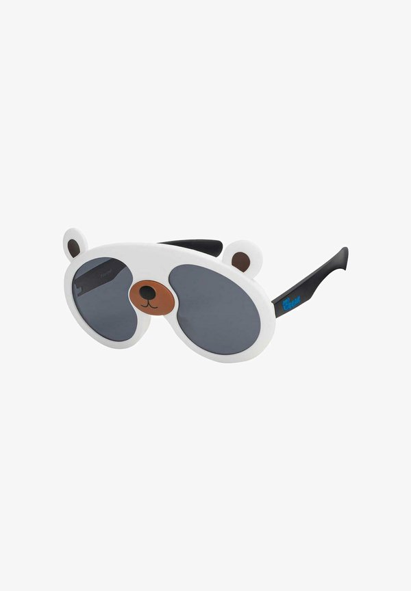 DESIGNER  - Sonnenbrille - weiß schwarz