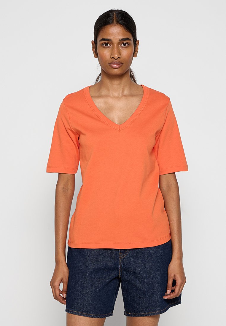 Part Two T-shirt basic oranje