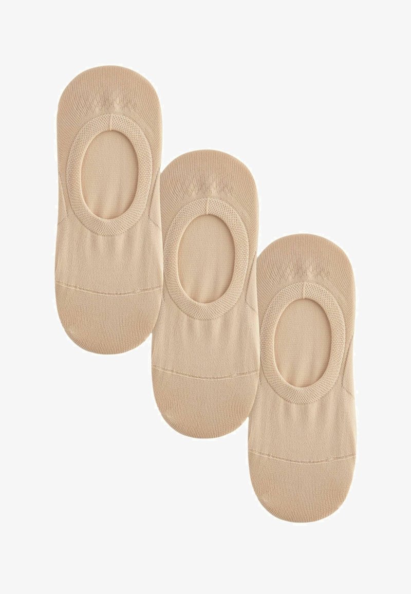 Next 3 PACK - REGULAR FIT - Sporta zeķes - nude