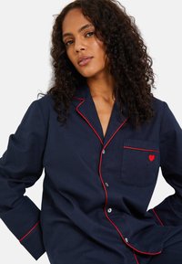 Monoprix BRODERIE COEUR EN - Pyjama - marine