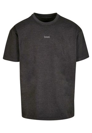 Merchcode, LOVE HEAVY OVERSIZED - T-Shirt print - charcoal