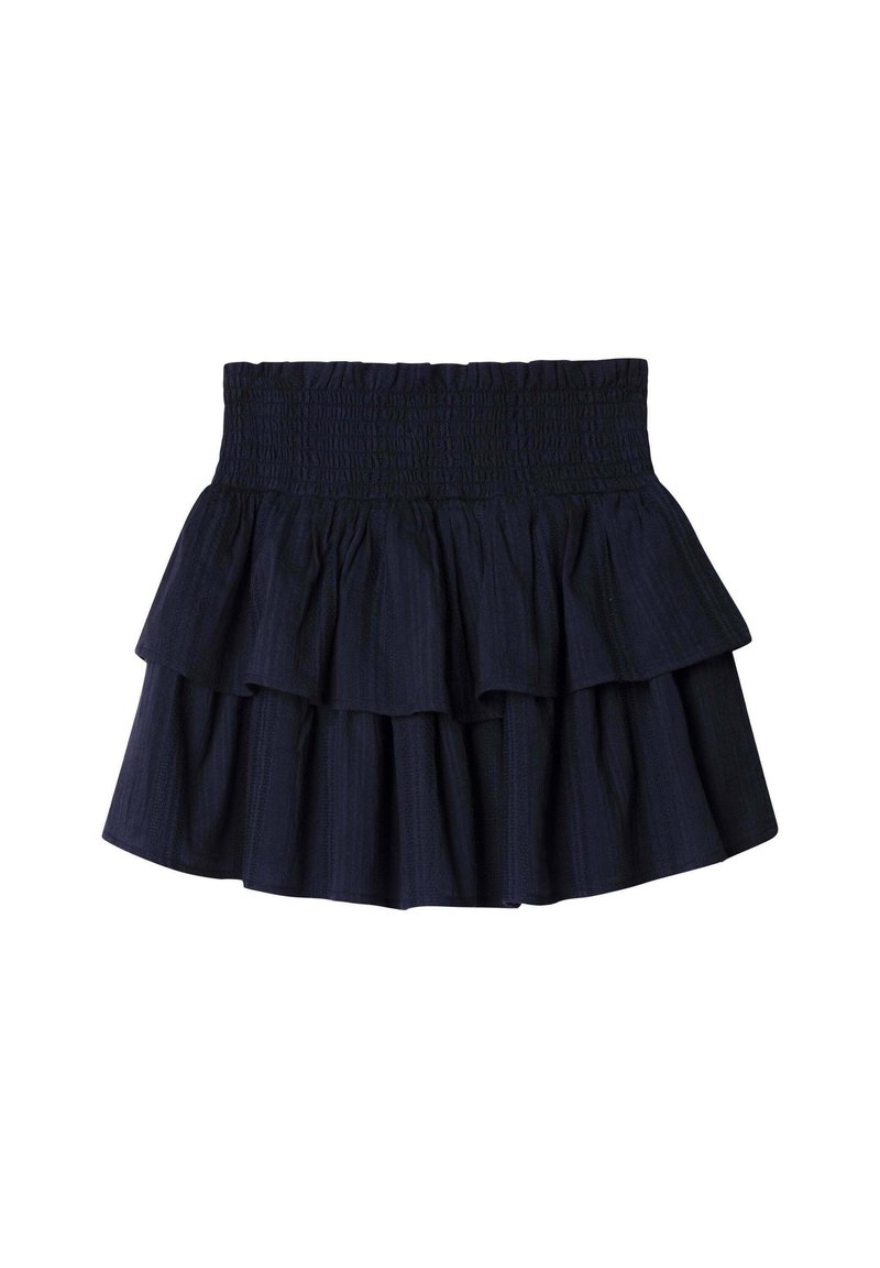 Gonna Mini A Palloncino Pepe Jeans Per Bambine E Ragazze – Vita Alta, Pieghe E Denim Nero