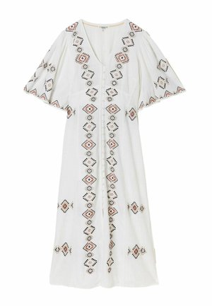 FatFace, REGULAR FIT - EMBROIDERED MIDI DRESS - Maxi-jurk - ivory