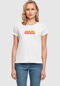 Merchcode WORDING - COOL BOX - T-shirts print - white