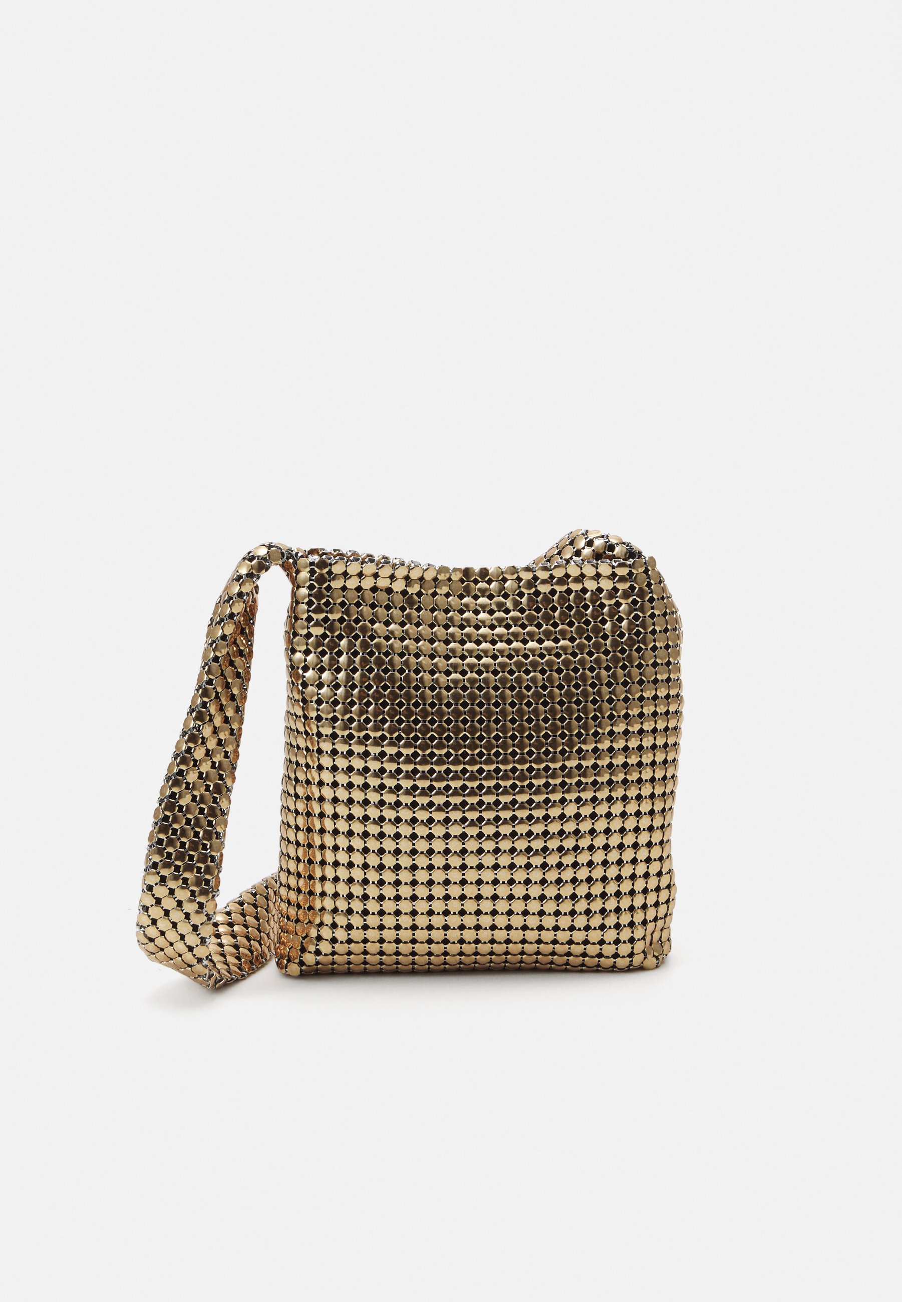 バッグ・カバンその他 RABANNE Woman Mini bag Gold 20PSS0127MET002 P711 GOLD SPARKLE DISCS NANO BAG | Rabanne