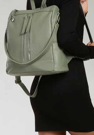 DrachenLeder, Rucksack - hellgrün