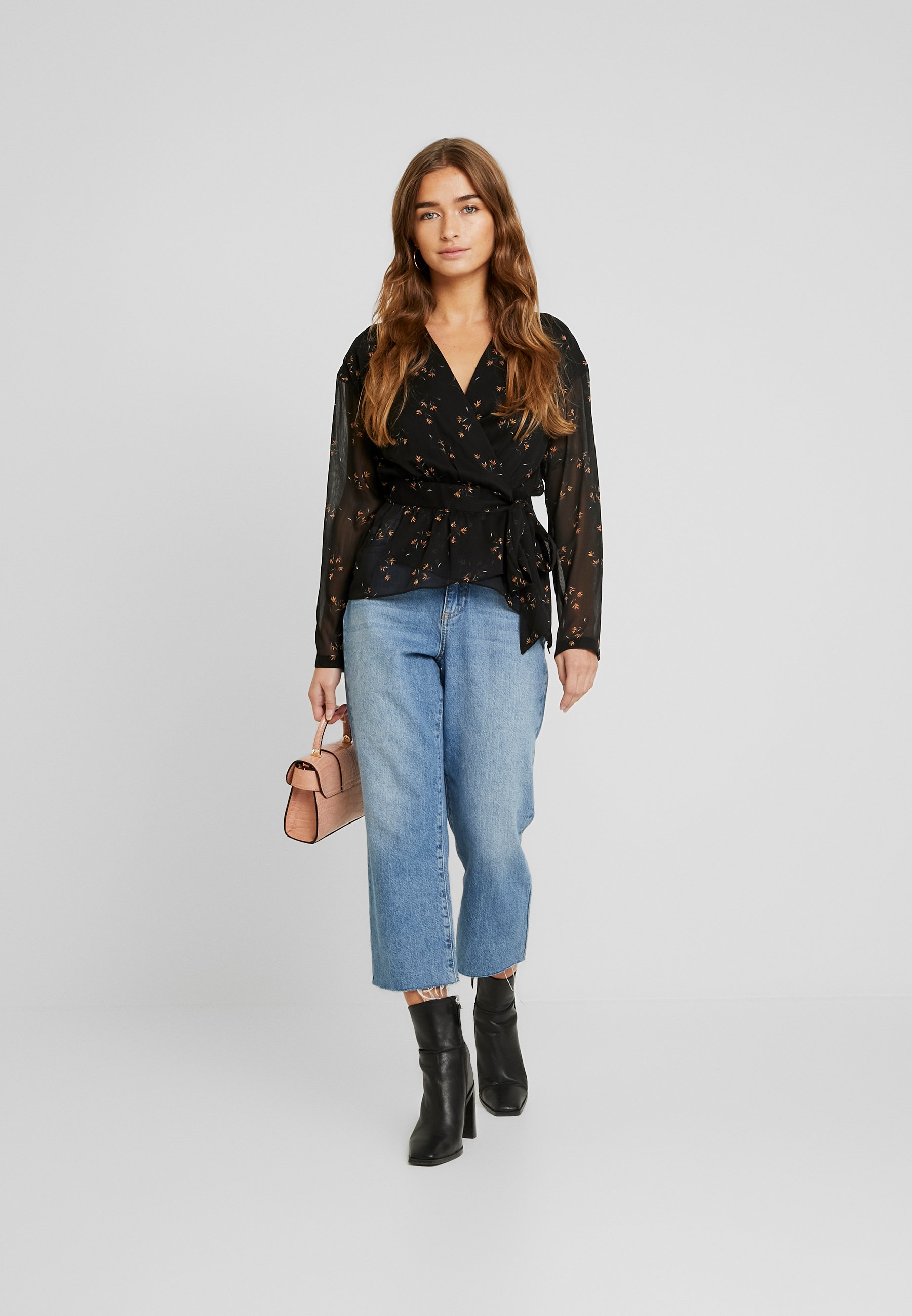 Object Petite OBJAVINAJA Bluser black Zalando.no Object Petite OBJAVINAJA - Bluser - black