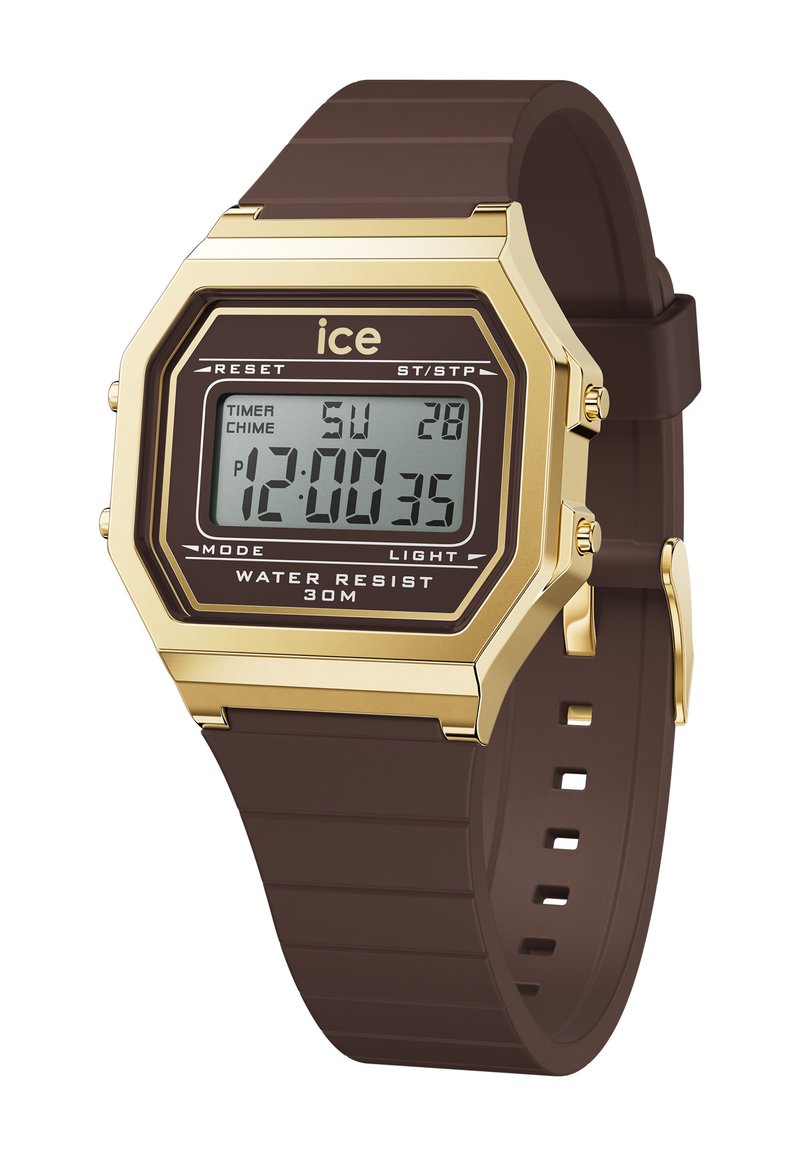 Ice-Watch - DIGIT RETRO - Digitální hodinky - brown cappuccino s, Zvětšit