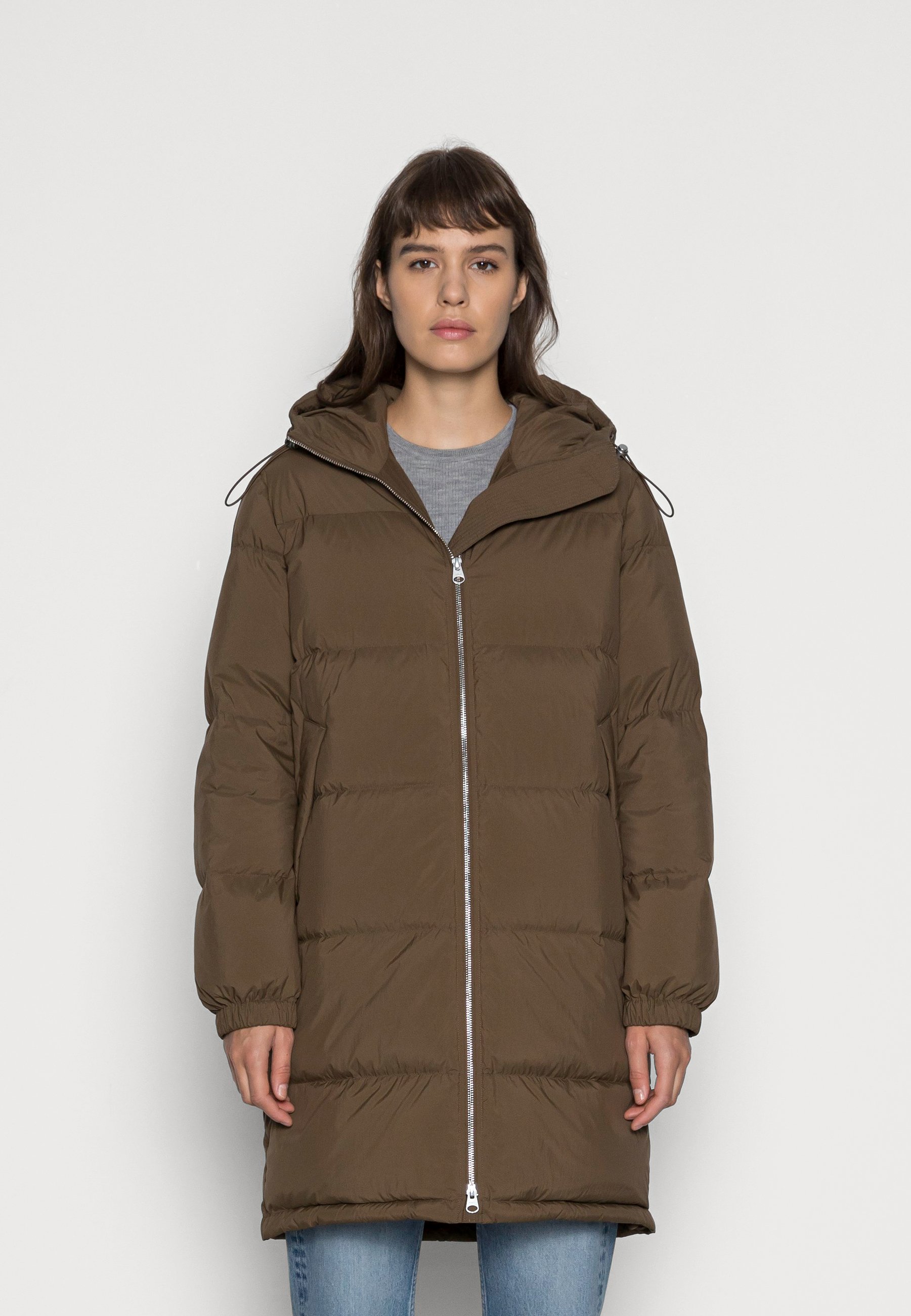 Long Puffer Jacket Arket Brown Puffer Arket Puffer Jacket