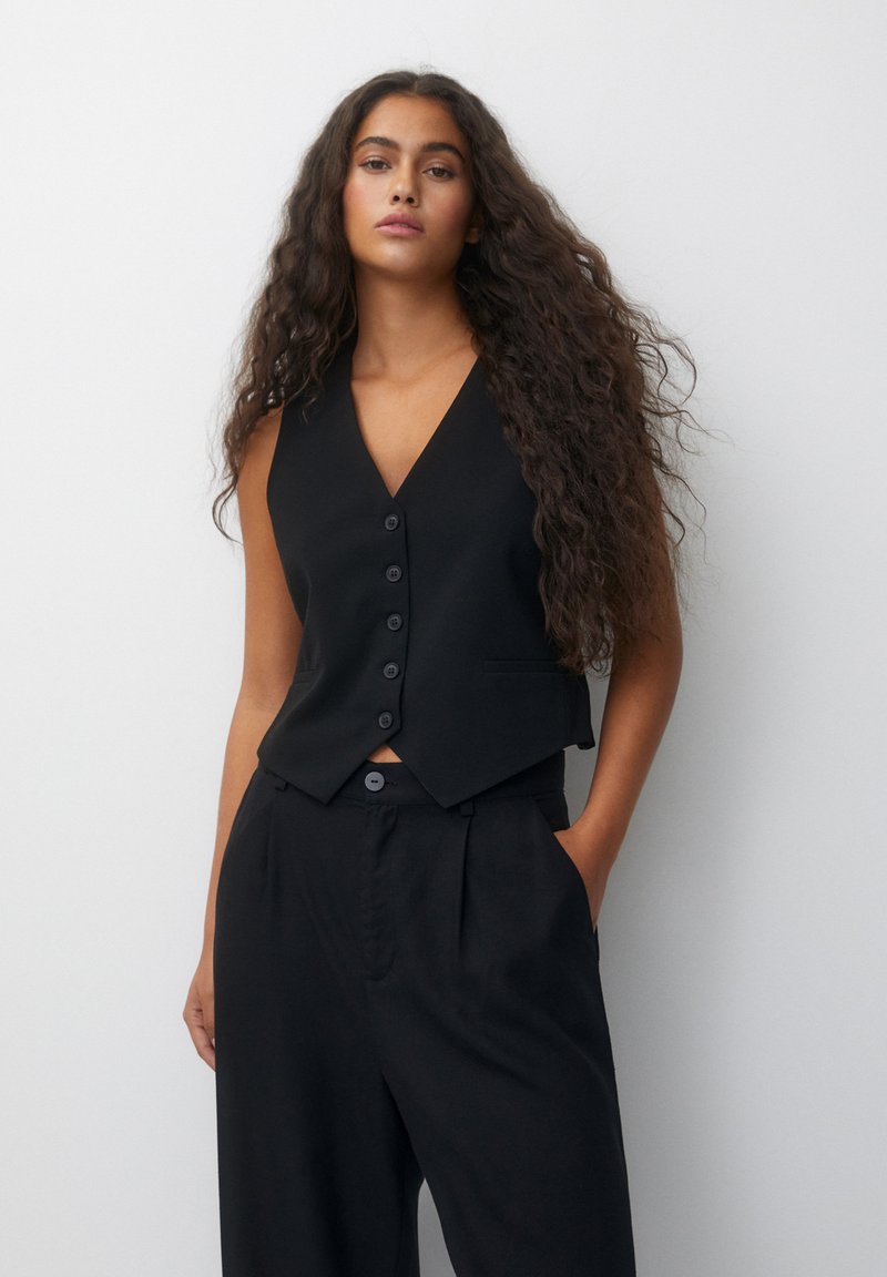PULL&BEAR Vest black/sort Zalando.dk