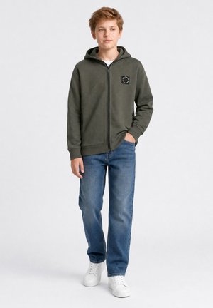 Petrol Industries, HOODED ZIP SWEATER IRONLAND - Sweater met rits - beluga