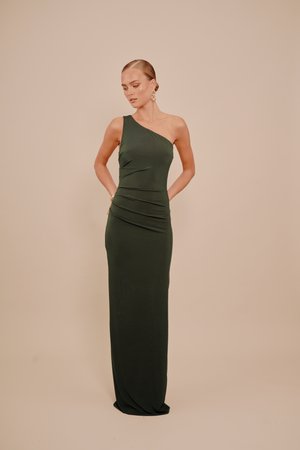 JOANNE ONE SHOULDER MAXI - Kokteilikleit/peokleit - forest green