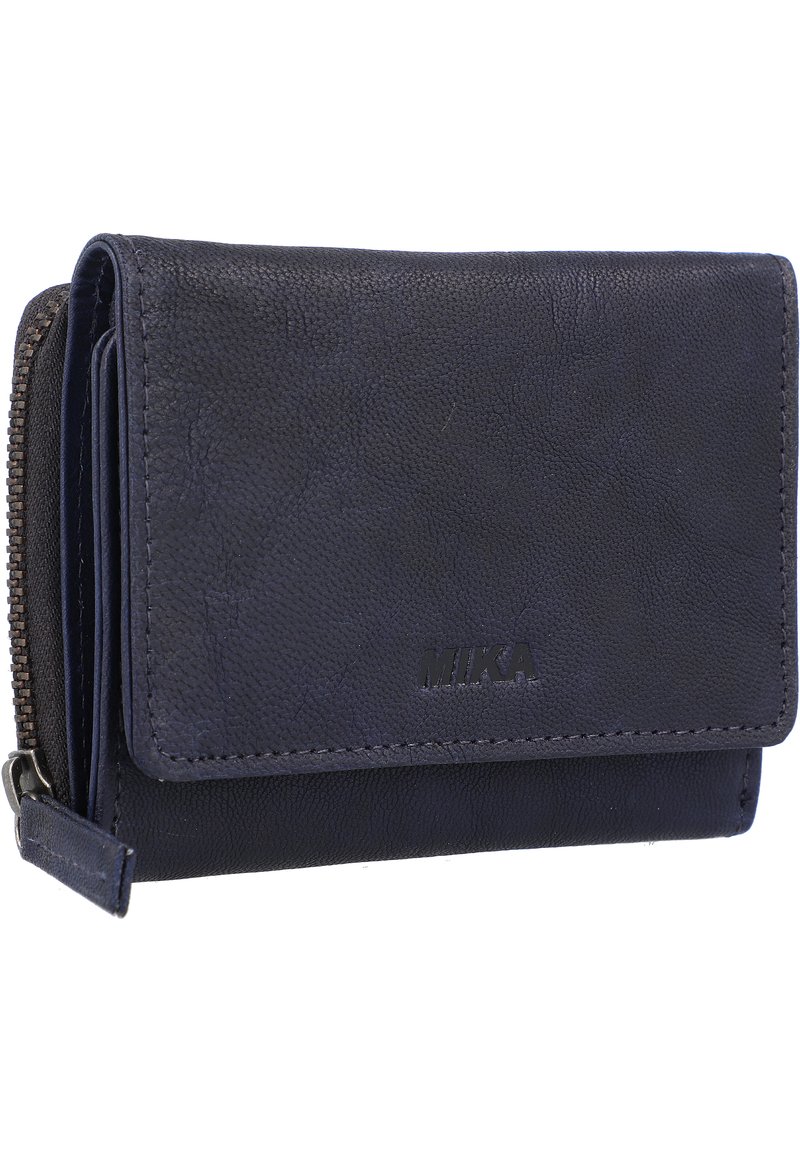 Damen Geldbörsen | Mika Lederwaren Geldbörse blau - XB47101 Damen Geldbörsen | Mika Lederwaren Geldbörse blau - XB47101
