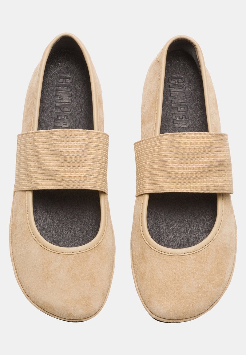 Damen Klassische Ballerinas | Camper RIGHT NINA Klassischer Ballerina beige - QE91204 Damen Klassische Ballerinas | Camper RIGHT NINA Klassischer Ballerina beige - QE91204