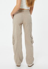 Koton EVE CARGO  - Vaqueros rectos - beige