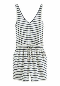 Next V-NECK REGULAR FIT - Overal - cream navy stripe