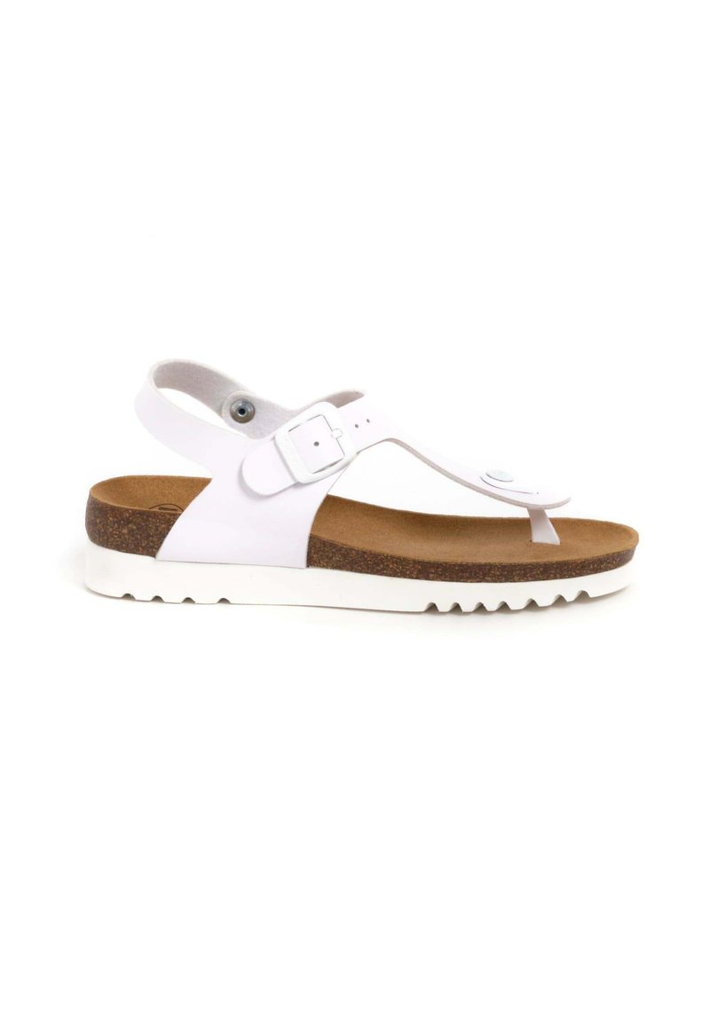 scholl sandals white