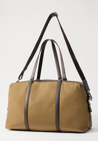 Bally CODE DUFFLE - Sac week-end - camel/ebano
