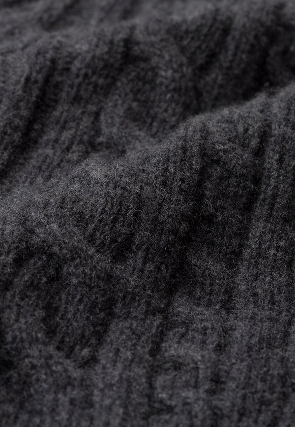 AMELIA - Scarf - anthracite melange2