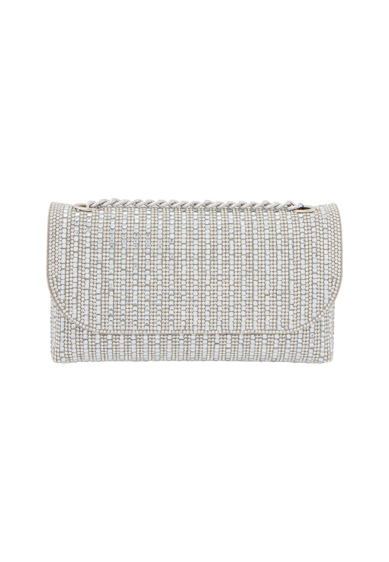 faina Clutches - silver coloured