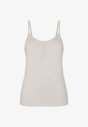 Hunkemöller, HUNKEMÖLLER PYJAMA CAMI STRIPED HENLEY - Nachtwäsche Shirt - grey