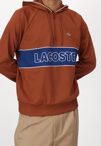 Lacoste Felpa con cappuccio - dark red