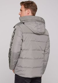 Camp David STEPP MIT KAPUZE UND RIPSTOP-DETAILS - Winterjacke - grey