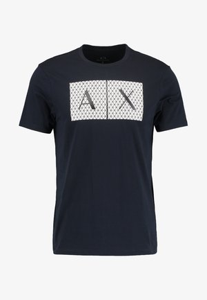 Tricou cu imprimeu - navy