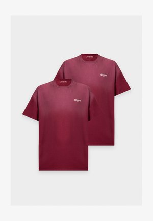 YOURTURN by Zalando, UNISEX REGULAR FIT - T-shirt imprimé - red