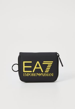 TRAIN ZIP AROUND WALLET UNISEX - Wallet - black/vibrant yellow