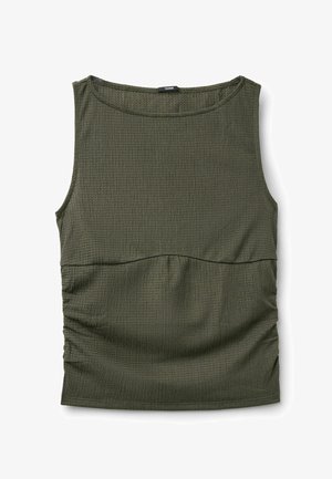 Tezenis, CRINKLE WITH WIDE SHOULDER STRAPS - Top - green