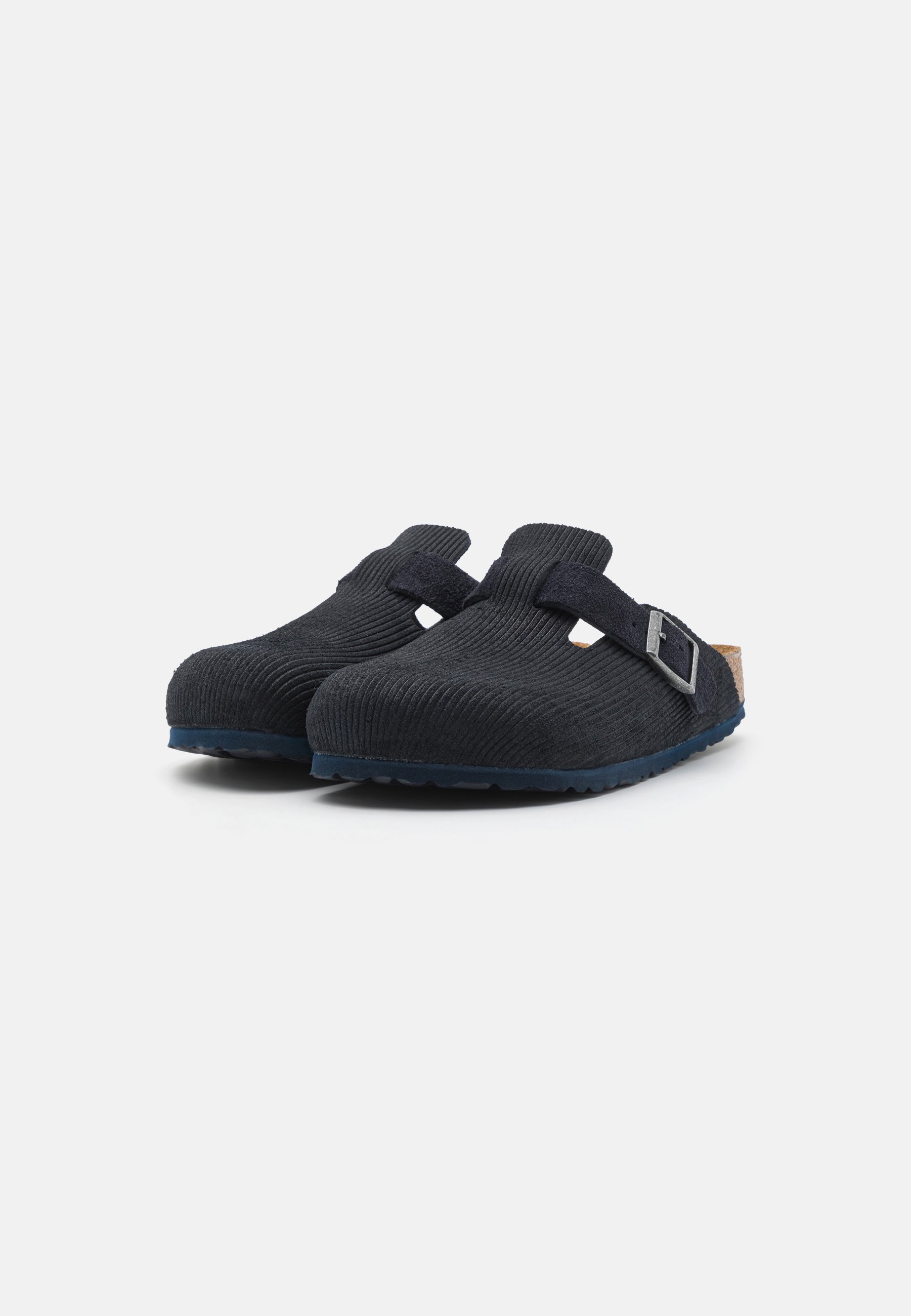 Birkenstock BOSTON LEVE NARROW UNISEX - Pantofole - midnight/blu
