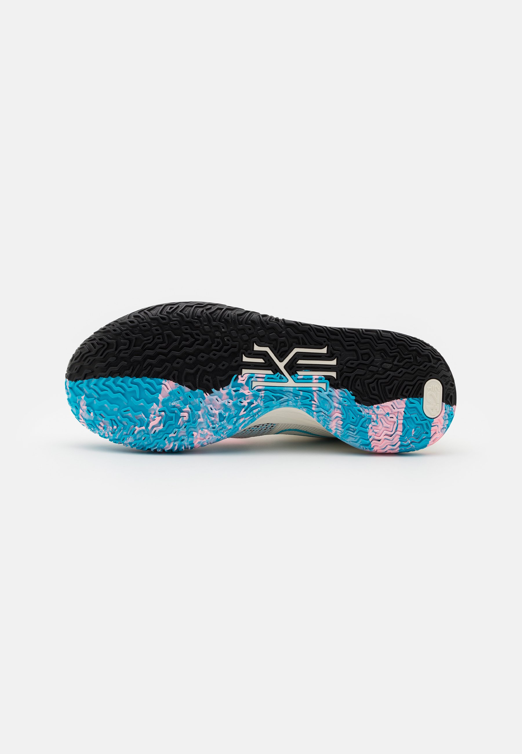 Nike Performance KYRIE 7 SEASONAL - Basketbalschoenen - pale ivory/chlorine  blue/black/arctic punch/laser orange/barely volt/Beige - Zalando.nl