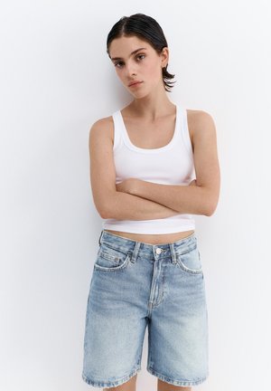 PULL&BEAR Denimshorts - light blue