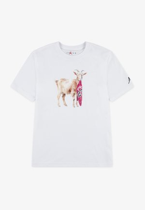 GOAT CREW - Triko s potiskem - white