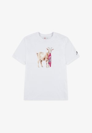 GOAT CREW - T-shirt imprimé - white
