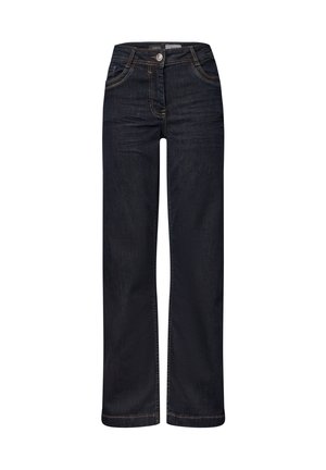 Cecil, HIGH-WAIST WIDE-LEG JEANS IN A LOOSE FIT - Jean bootcut - rinsed wash