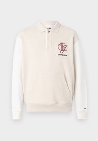Tommy Jeans COLORBLOCK MONO RUGBY - Sudadera - oat marl